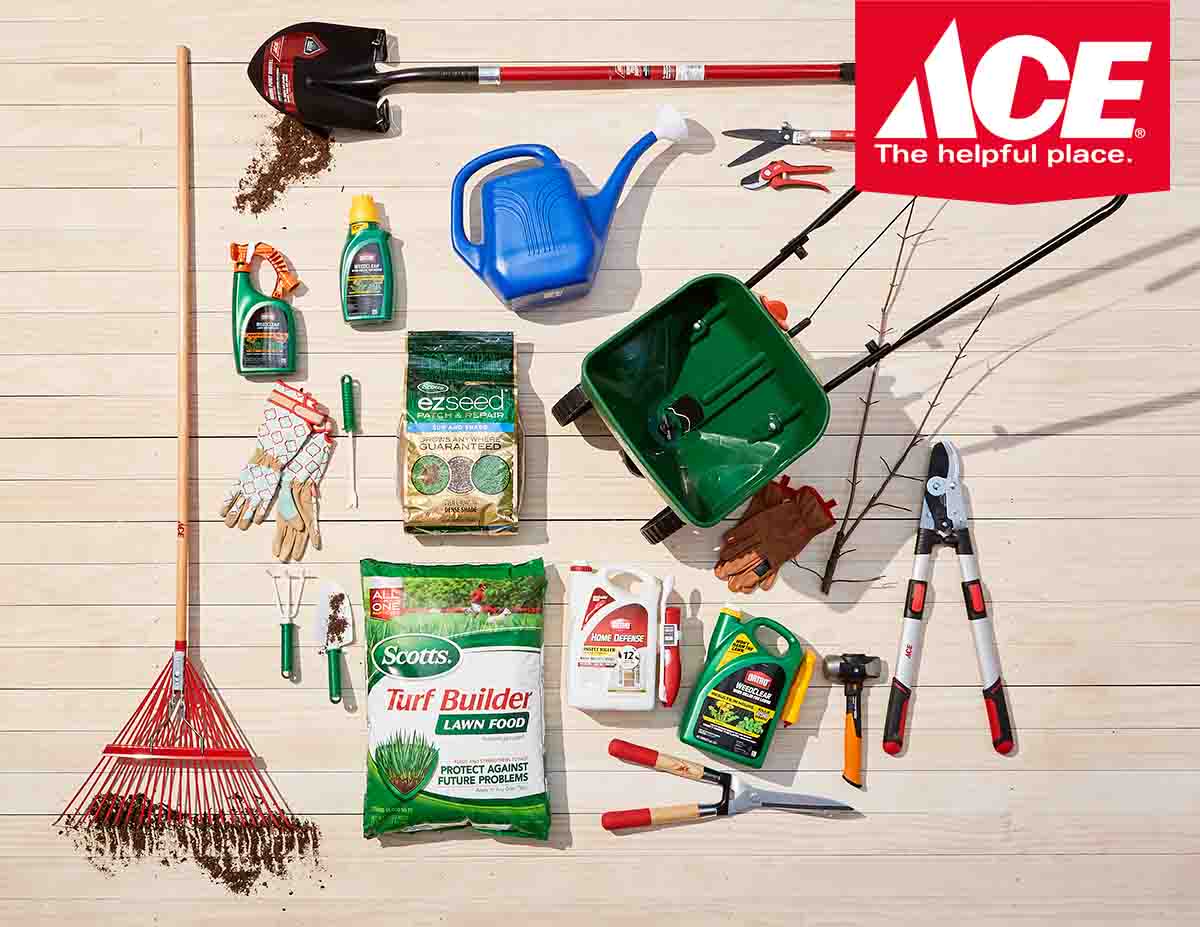 Various lawn care products